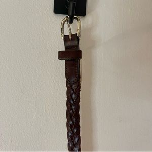 LL Bean Braided Leather Belt